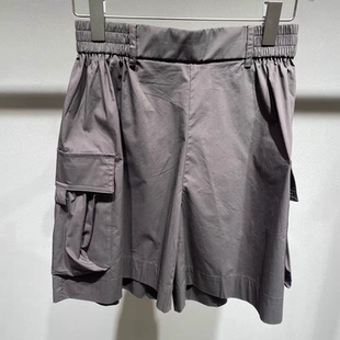 A型裤 M去标短裤 百搭日常宽松棉质工装 新品 子252MK0692 女2025夏季
