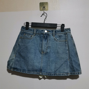 撤柜女装去标系列2025夏季时尚百搭简约含防走光牛仔短裤女J455