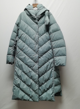 达去标冬季新长款白鸭绒连帽羽绒服DAUW111027藏在眼里的星辰大海