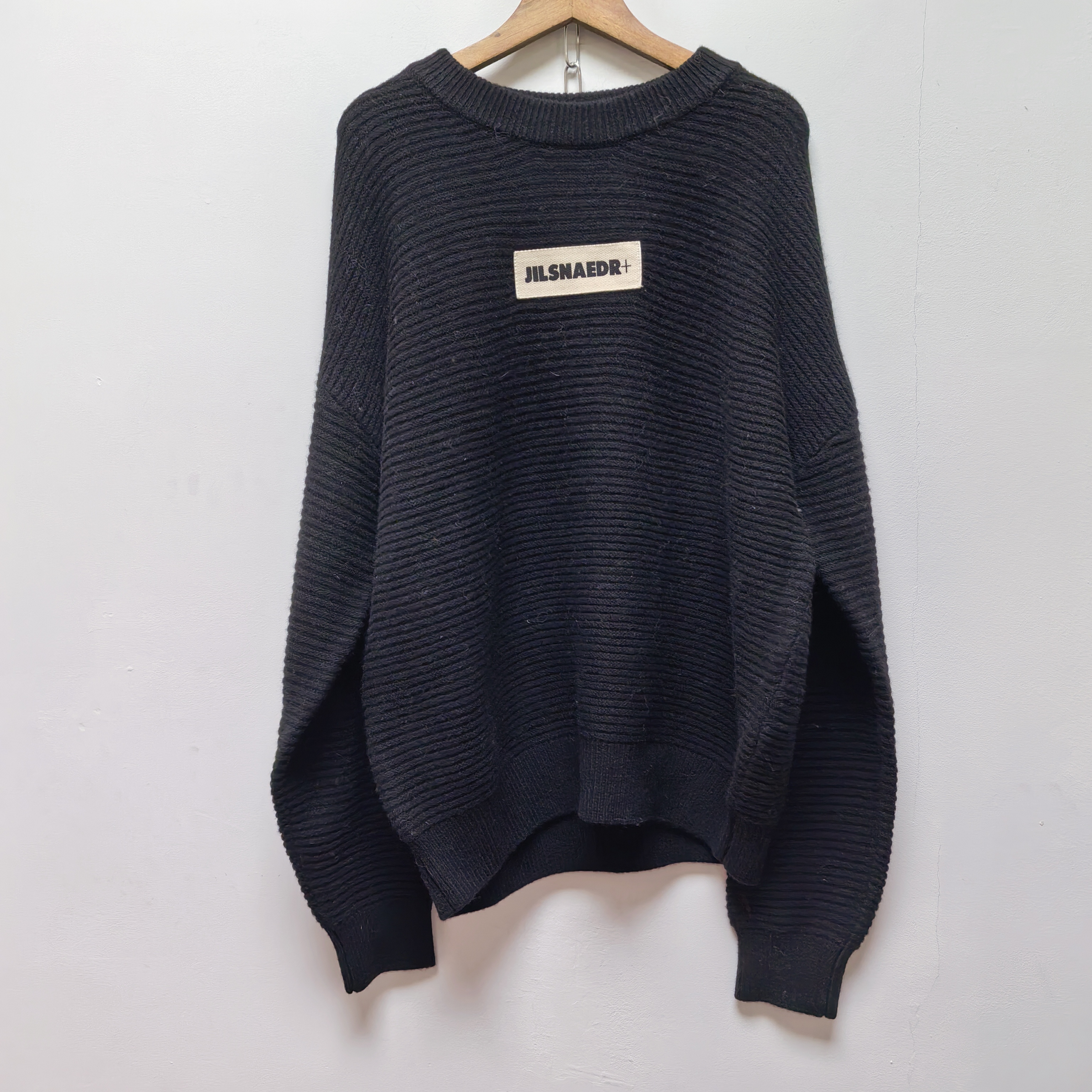 2025春秋新款黑色圆领套头针织衫女宽松显瘦百搭打底衫上衣L669