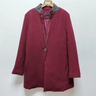 时尚 去标秋冬新款 撤柜男女同款 百搭宽松羊毛外套上衣2027 速