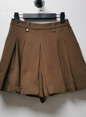 【艺】系列去标撤柜夏季时尚百搭带防走光显瘦气质百褶短裙女K013