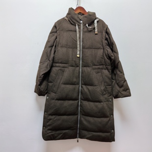 百搭加厚保暖中长款 时尚 冬季 羽绒服品牌折扣店M128 好物推荐
