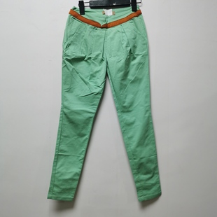 春秋时尚 系列去标撤柜女装 百搭显瘦休闲裤 女九分裤 K212 长裤 画