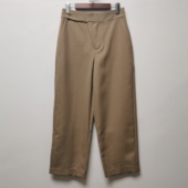 通勤百搭显瘦52%绵羊毛休闲直筒九分裤 B家 去标撤柜2024秋装 0101