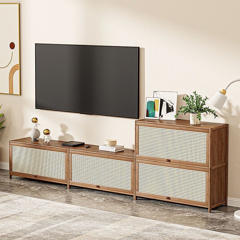 超薄电视柜小户型超窄简约现代客厅组合新款茶几边柜地柜家用储物