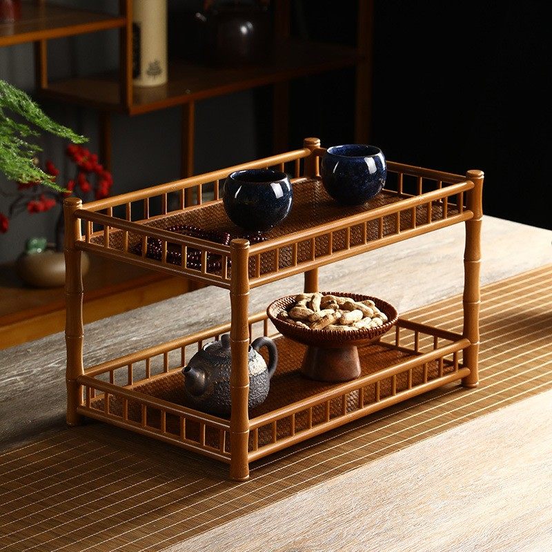 多层茶杯架子茶具收纳架竹壶架杯架复古中式摆放展示架茶杯置物架,乐器/吉他/钢琴/配件,脚凳,淘宝优惠券,粉丝福利购,淘宝优惠卷