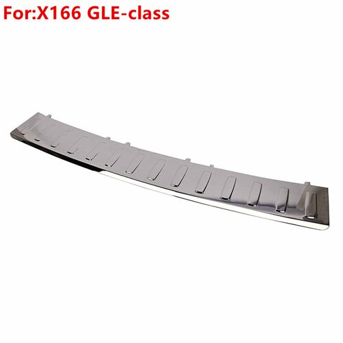 A1668853374 奔驰后保险杠上装饰条电镀条镀铬尾门盖板X166 GLE32