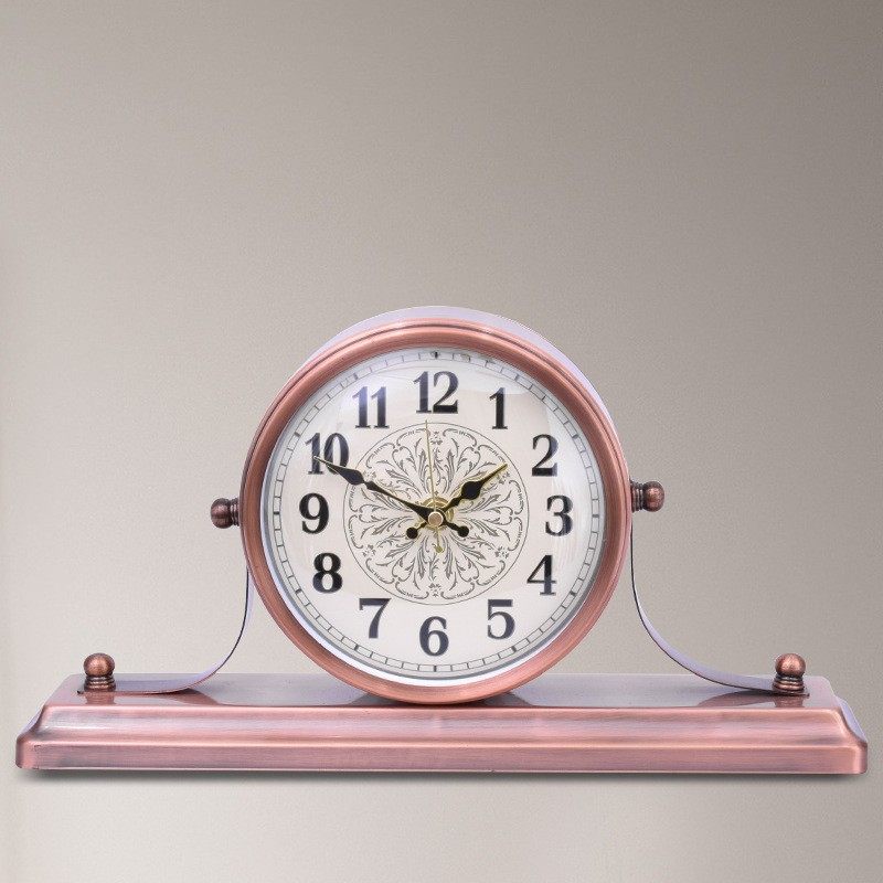 轻奢家居时尚座钟个性创意台钟床头柜摆件美式桌面钟金属电镀立钟,3C数码配件,摄像机配件,淘宝优惠券,粉丝福利购,淘宝优惠卷