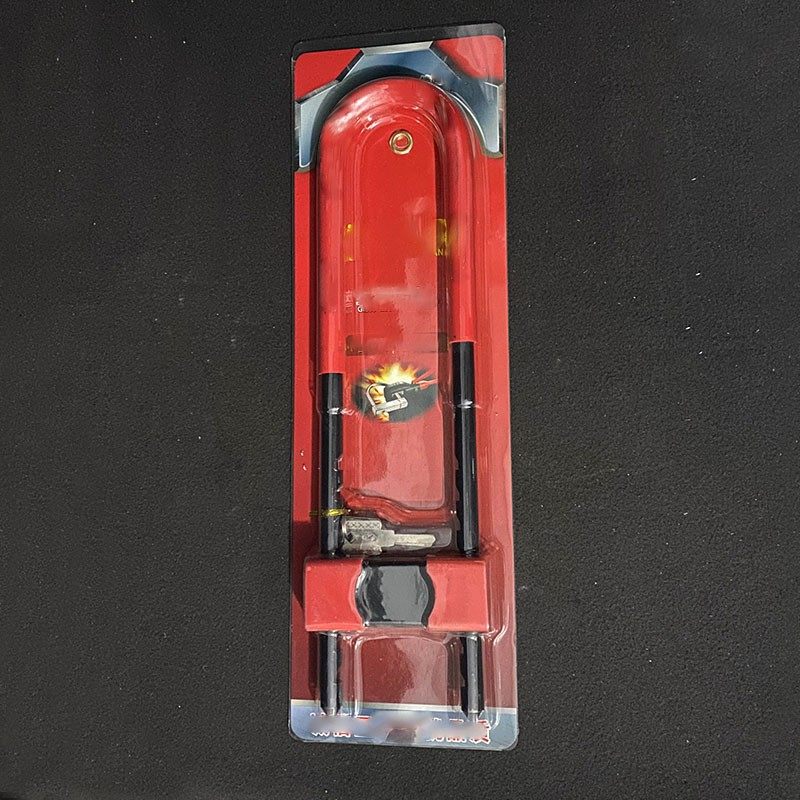 U型锁玻璃门锁商铺双门插锁店面锁推拉门锁