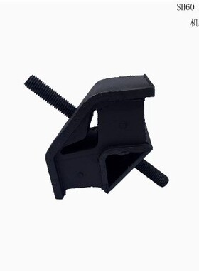 挖掘机配件适用于 SH60三角形/（圆形）机脚胶黑色 发动机减震胶