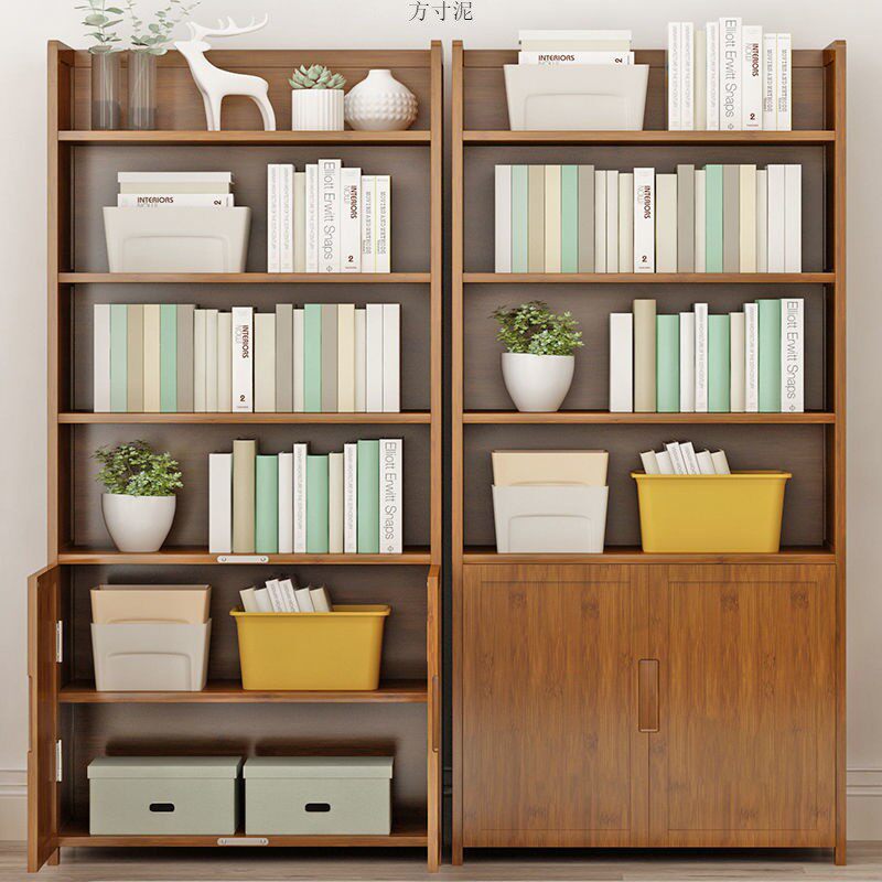 书架置物架落地儿童简易书柜子桌上学生小书架书桌面简约实木客厅