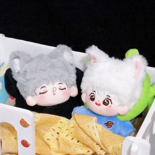 新款可爱10cm棉花娃娃呼噜噜/豆沙包十厘米祼娃正常体兔毛32r包邮