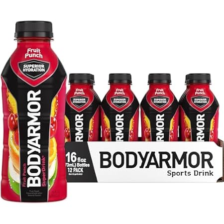 BODYARMOR Sports Drink Sports Beverage， Fruit Punch， Coco