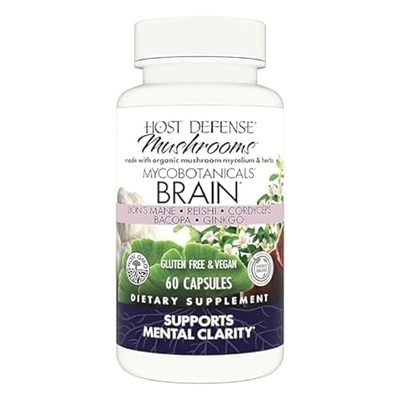 Host Defense MycoBotanicals Brain* Capsules - Brain Suppo