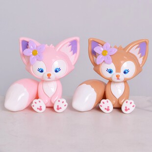 玲娜贝儿蛋糕装饰摆件网红琳娜贝尔粉色小狸猫女孩生日烘焙插件