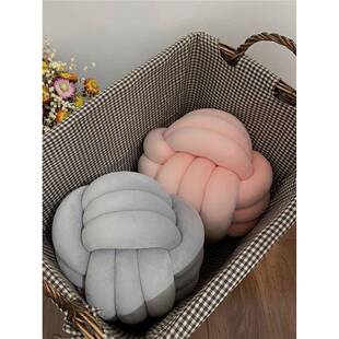 Soft Knot String Pillow for Kids Backrest Chair Cushion Diva