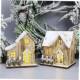 Wooden Christmas Hou Cabin Led Decoration Luminous