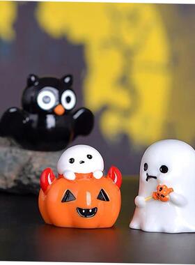 10pcs  Halloween Micro Landscape Miniature Figurines Resin