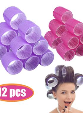Hair Rollers Self Grip Hair Curlers 6/12Pcs Hair Roller Heat