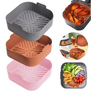 Air Fryer Tray Silicone Mold For Air Fryer Liner Basket Reus