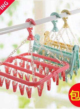 hanger clothes clip wind socks plastic hangers rack hooks