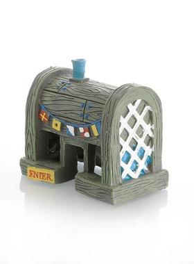 6pcs SpongeBob Fish Tank Decoration Cartoon Aquarium Doll De