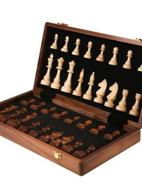 Chess solid wood high gradesuit large folding chessboard棋盘