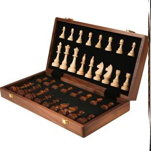 Chess solid wood high gradesuit large folding chessboard棋盘