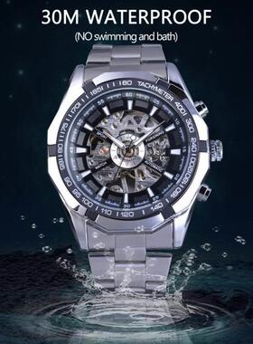 2019 Men&amp;#39;s steel band watches mechanical watch w