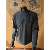 男士 300g重磅解构线条德绒打底衫 长袖 秋冬cleanfit保暖内搭卫衣