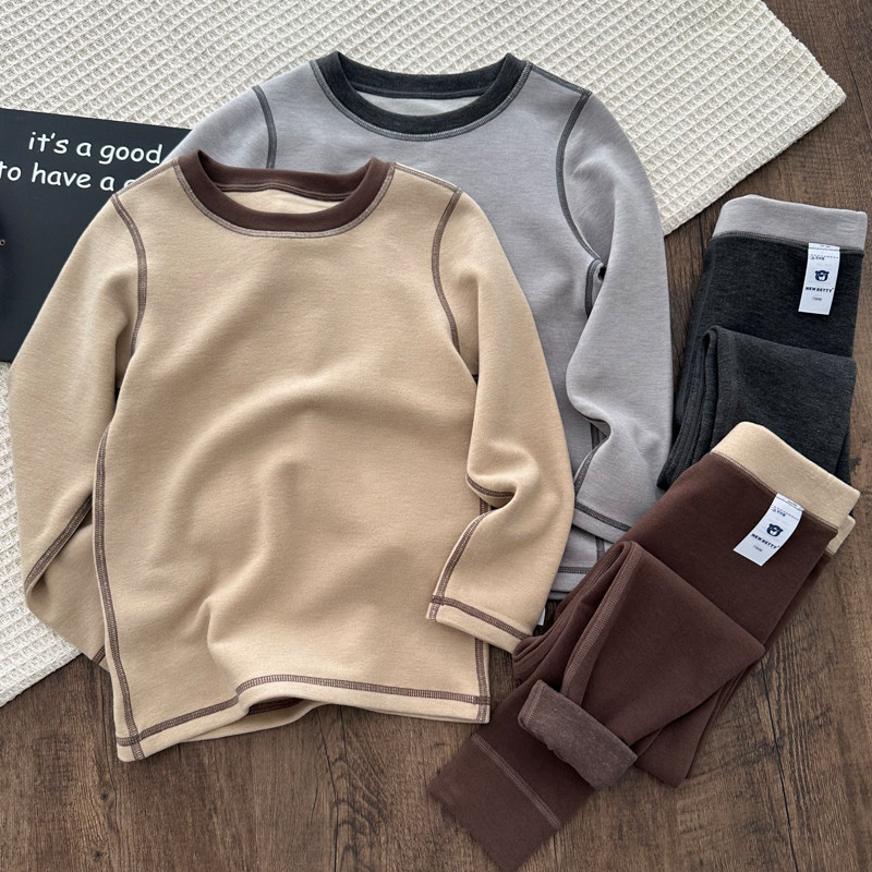 【断码清仓】男童家居服套装德绒保暖衣儿童秋衣裤秋冬睡衣两件套,童装/婴儿装/亲子装,家居服套装,淘宝优惠券,粉丝福利购,淘宝优惠卷