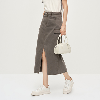 Dekashell/迪卡轩2025夏季新款牛仔半身裙时尚感