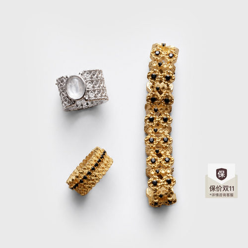 lostinecho法式蕾丝编织手链