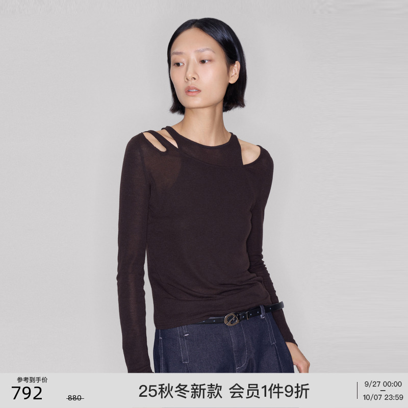 lostinecho两件套镂空打底衫