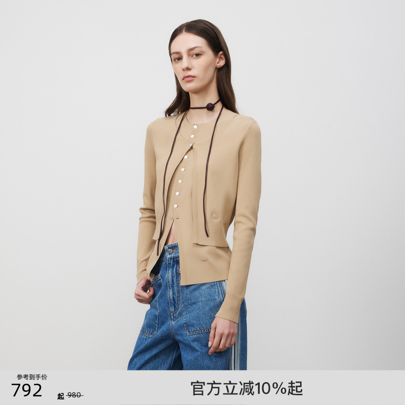 lostinecho手工钩花针织套装