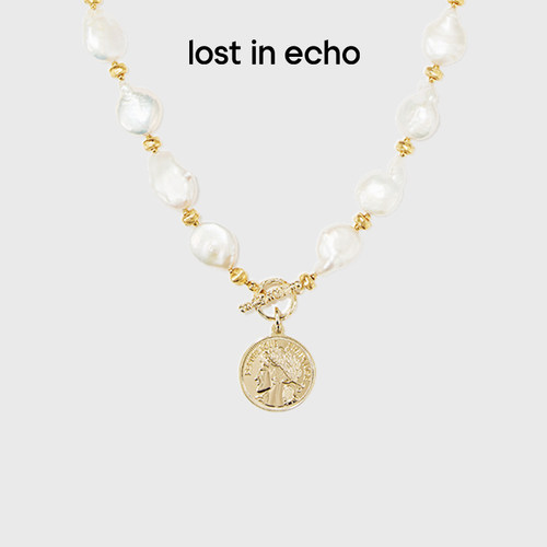 lostinecho巴洛克珍珠项链