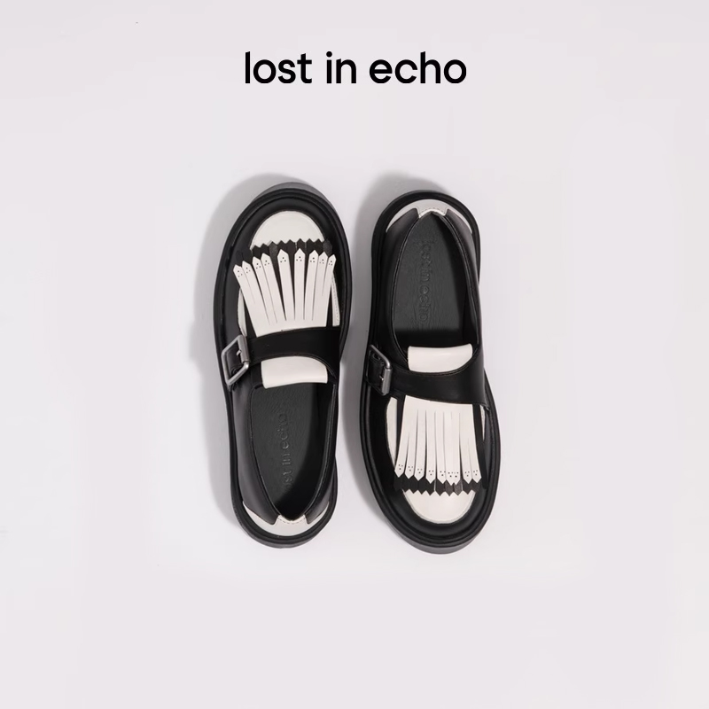 lostinecho流苏时装厚底单鞋