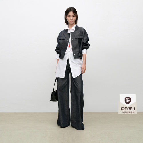 lostinecho弧形袖宽松夹克外套