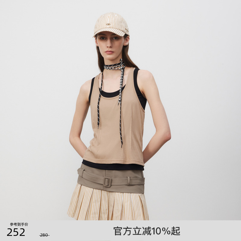 lostinecho撞色条纹logo棒球帽