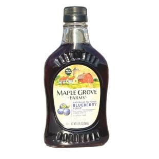 Maple Grove Farms Flavored Syrups, Blueberry, 8.5 Ounce
