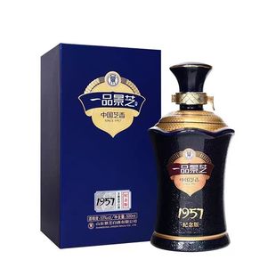 景芝一品景芝1957纪念53度500ml 1瓶芝麻香型白酒整箱6瓶节日礼品