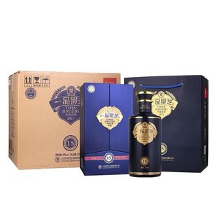 4瓶一品景芝芝香15年芝麻香型白酒整箱节日礼品 景芝酒53度500ml