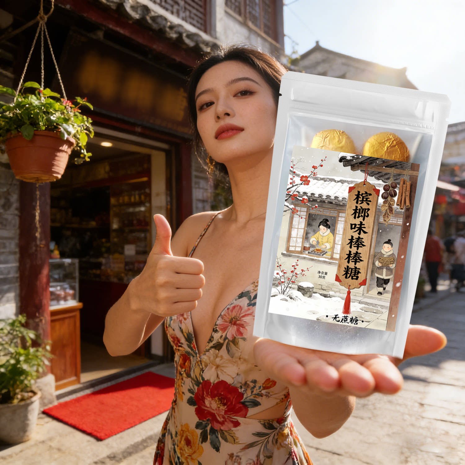 【槟榔味棒棒糖至尊版】无糖桂子油槟榔糖替代槟榔老式桂枝肉桂糖