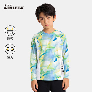 ATHLETA阿仕利塔长袖训练服男新款运动服跑步训练圆领套头衫02371