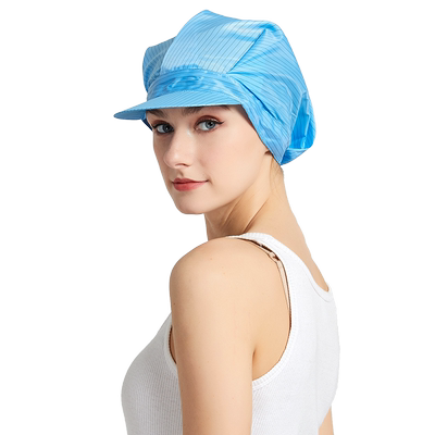 防静电大工防尘电子厂工作鸭舌帽