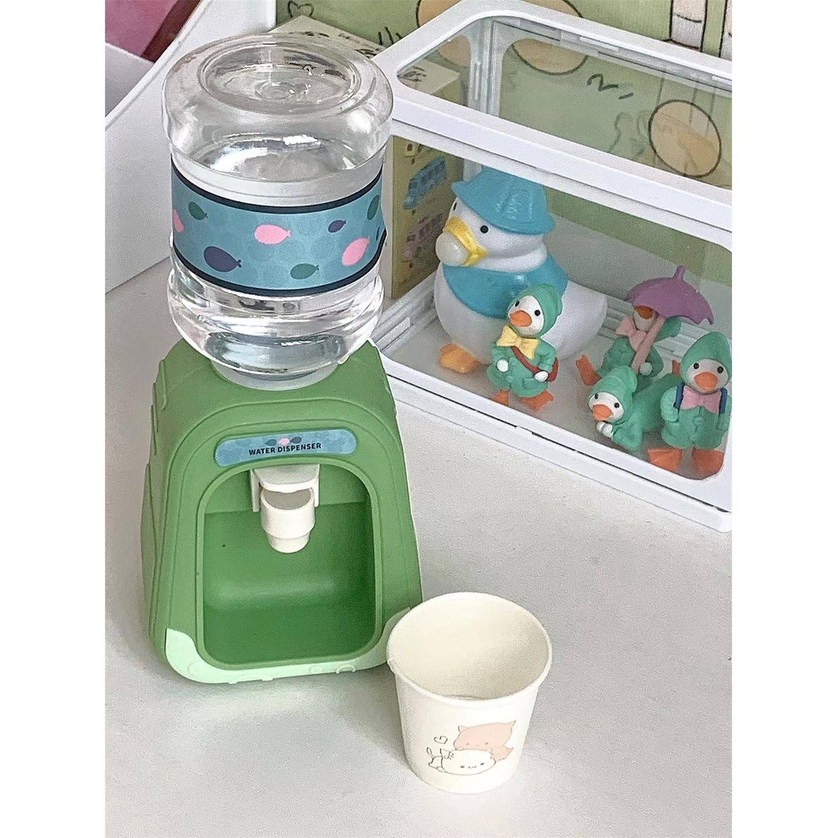 桌面小饮水机宿舍迷你饮水机小型儿童玩具可出水仿真摆件宝宝喝水