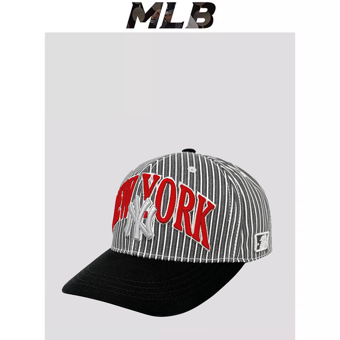 mlb帽子棒球帽专柜正品男女春夏潮刺绣NY嘻哈帽子潮牌遮阳平檐帽