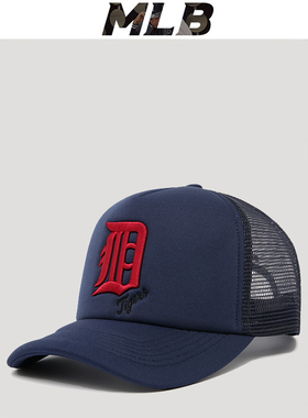 MLB棒球帽夏季网帽弯檐帽子