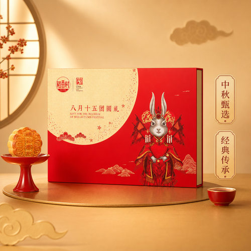 山姆超市稻香村【八月十五团圆礼】京式传统五仁豆沙月饼中秋月饼